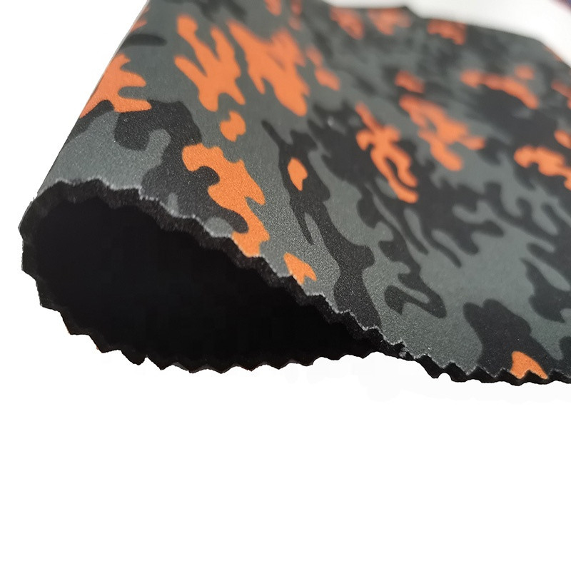 Custom 2mm Scuba Wetsuit Material Stretch Nylon Thin Foam Rubber Neoprene  Fabric Camouflage Manufacturer and Supplier